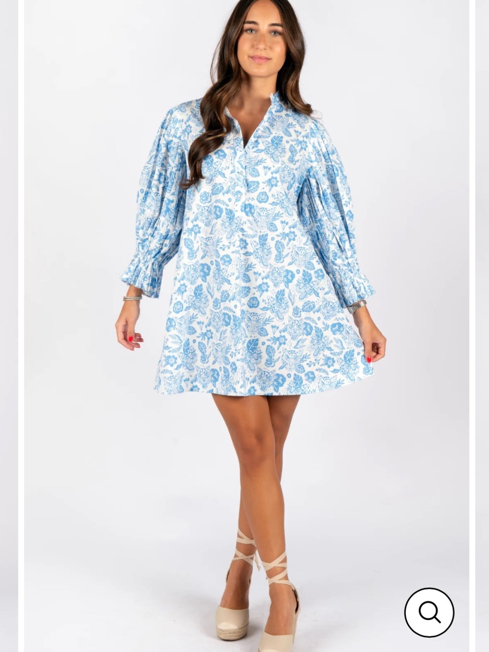 Leopard poplin dress